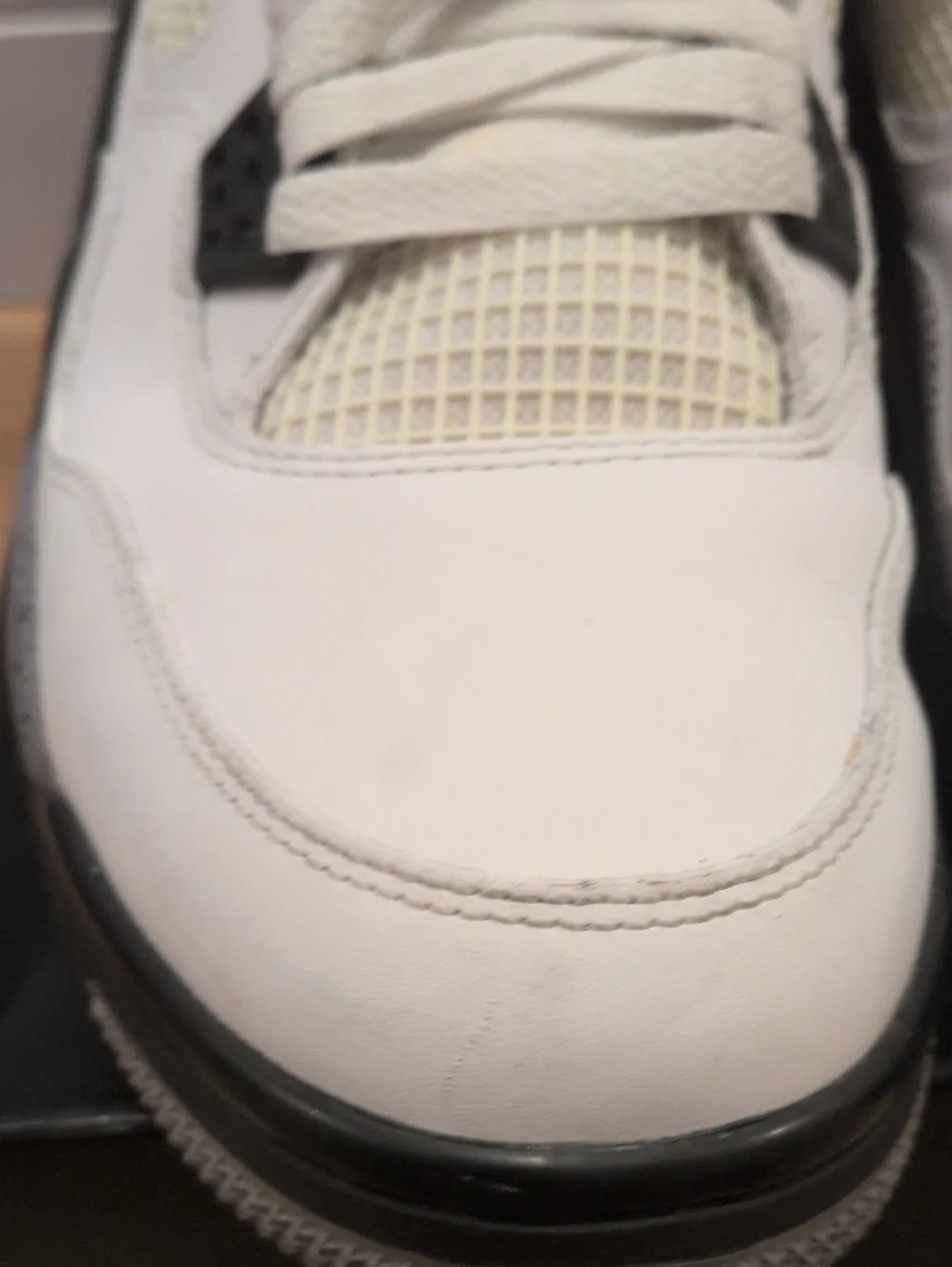 Air Jordan 4 Retro white Black Cement 2012  Men's Size 11 308497103